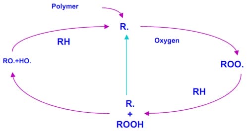 Thermo oxidative degradation